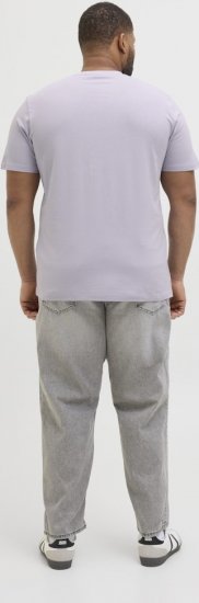 Jack & Jones Anatomy Skull Crew Neck T-Shirt Violet - Тениски - мъжки тениски големи размери