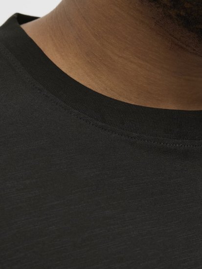 Jack & Jones Split Pocket Print T-Shirt Black - Тениски - мъжки тениски големи размери
