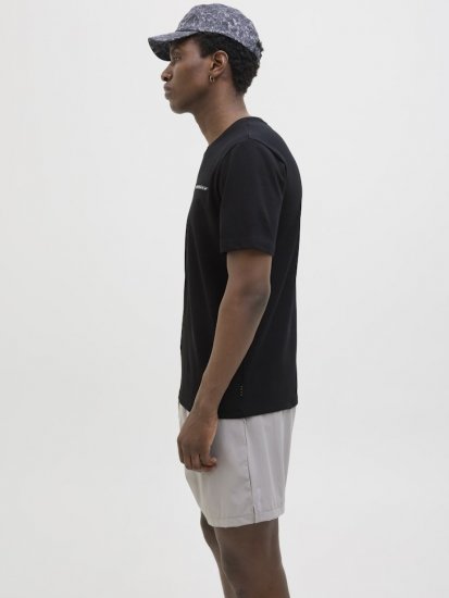 Jack & Jones FUSION Full Branding T-Shirt Black - Тениски - мъжки тениски големи размери