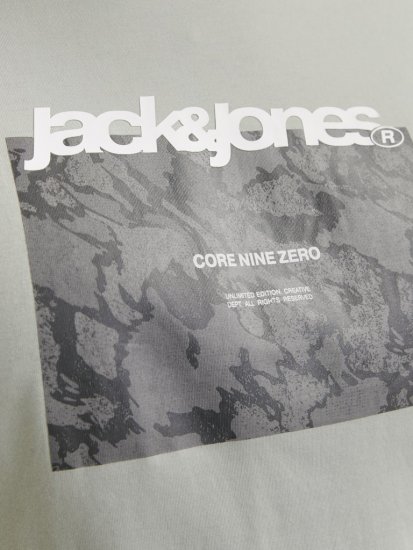 Jack & Jones Tarmac Camo Crew Neck T-Shirt Green - Тениски - мъжки тениски големи размери