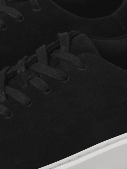 Jack & Jones Stockholm Leather Sneakers Black/Suede - Мъжки oбувки 40-52 - 