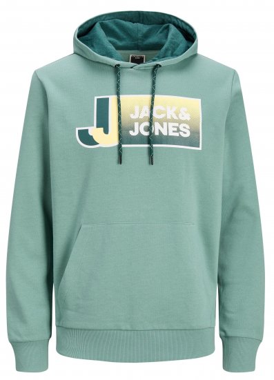 Jack & Jones JCOLOGAN Hoodie Trellis - Суичъри & cуичъри с качулка - мъжки суичъри големи размери