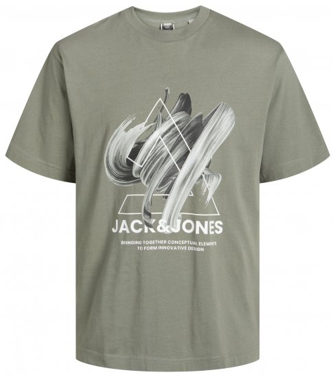 Jack & Jones JCOTINT T-Shirt Agave Green - Тениски - мъжки тениски големи размери
