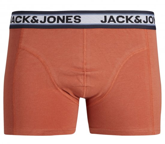 Jack & Jones JACMARCO SOLID Trunks 3-Pack Coronet Blue - Бельо & Бански шорти - Мъжко бельо големи размери