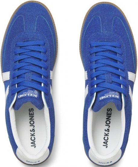 Jack & Jones Kirk International Campaign Sneakers Blue Quartz/Bright White - Мъжки oбувки 40-52 - 