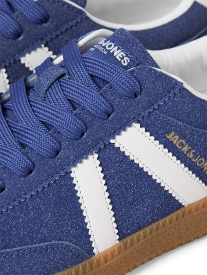 Jack & Jones Kirk International Campaign Sneakers Blue Quartz/Bright White - Мъжки oбувки 40-52 - 