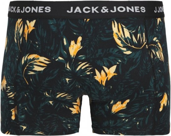 Jack & Jones Tyler Trunks 3-Pack Black - Бельо & Бански шорти - Мъжко бельо големи размери