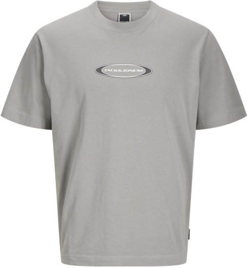 Jack & Jones Pacer Branding Print T-Shirt Grey - Тениски - мъжки тениски големи размери