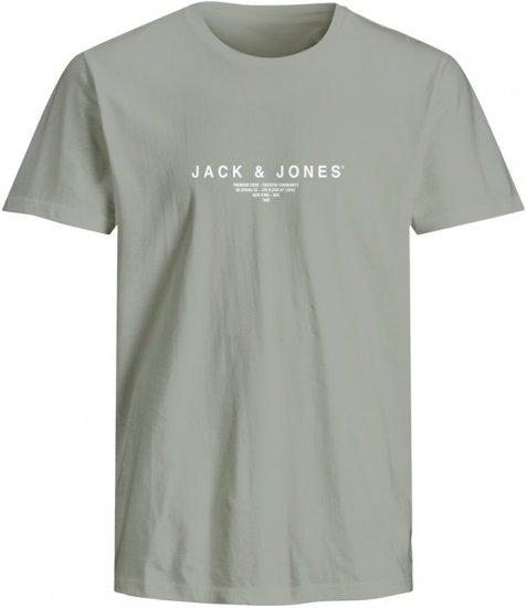 Jack & Jones Harris Crew Neck T-Shirt Green - Тениски - мъжки тениски големи размери