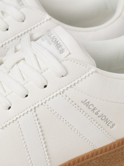 Jack & Jones Kirk International Campaign Sneakers Bright White/PU - Мъжки oбувки 40-52 - 