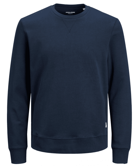 Jack & Jones Basic Sweatshirt Navy Blazer - Суичъри & cуичъри с качулка - мъжки суичъри големи размери
