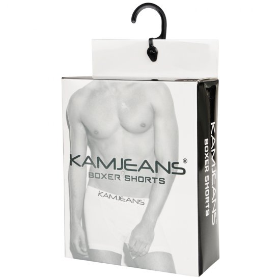 Kam Jeans Boxershorts Black and Navy 2-Pack - Бельо & Бански шорти - Мъжко бельо големи размери