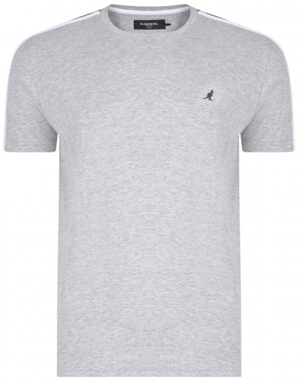 Kangol Salter T-shirt Grey - Тениски - мъжки тениски големи размери