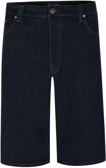 Kam Jeans 101 Stretch Jean Shorts Indigo - Шорти - мъжки къси панталони големи размери