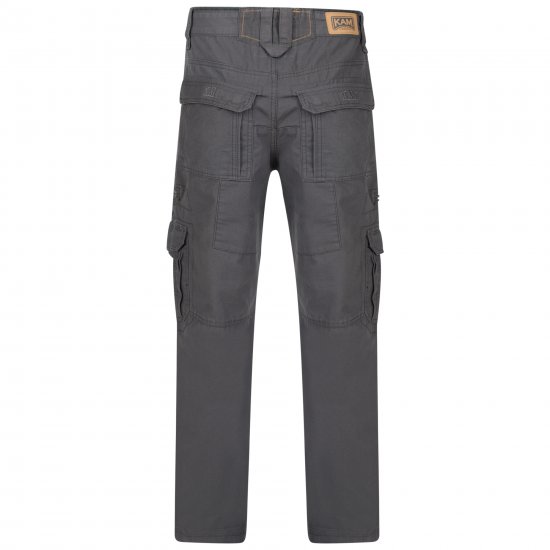 Kam Jeans Cargo pants Grey - Дънки и панталони - мъжки Дънки и панталони големи размери