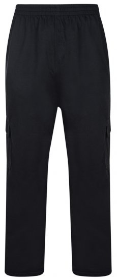 Kam Jeans Cargopocket Joggers "Lightweight" Black - Спортни панталони & Kъси панталони - мъжки спортни панталони големи размери