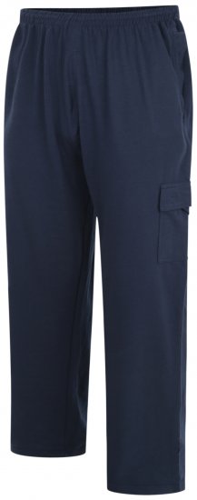 Kam Jeans Lightweight Sweatpants with Cargo pocket Navy - Спортни панталони & Kъси панталони - мъжки спортни панталони големи размери