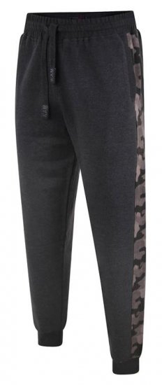 Kam Jeans 236 Panelled Camo Jog Bottoms Charcoal - Спортни панталони & Kъси панталони - мъжки спортни панталони големи размери