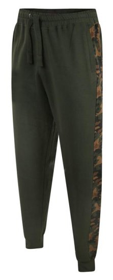 Kam Jeans 236 Camo Print Panelled Joggers Khaki - Спортни панталони & Kъси панталони - мъжки спортни панталони големи размери