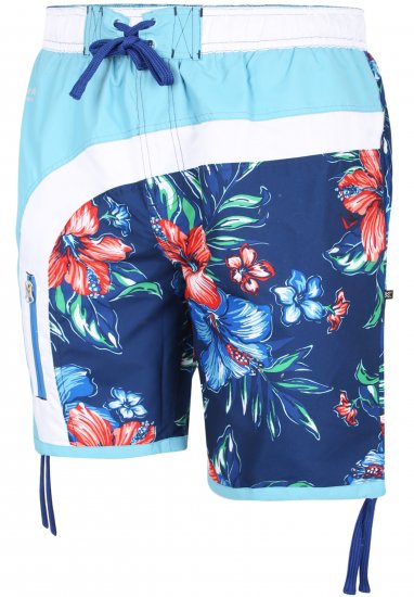 Kam Jeans 3003 Floral Panel Board Swimshorts - Бельо & Бански шорти - Мъжко бельо големи размери