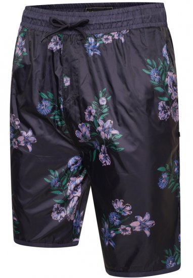 Kam Jeans 3005 Floral Print Swimmers Navy - Бельо & Бански шорти - Мъжко бельо големи размери