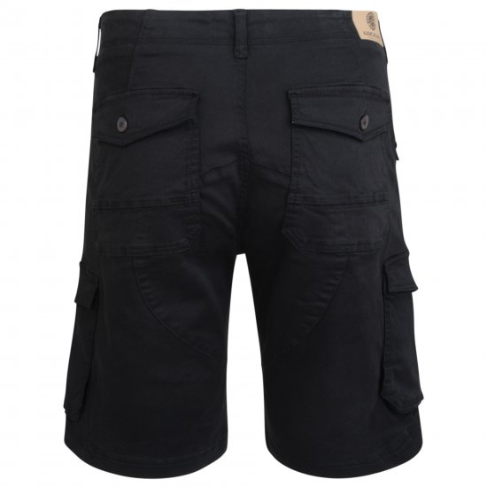Kam Jeans 320 Cargoshorts Black - Шорти - мъжки къси панталони големи размери