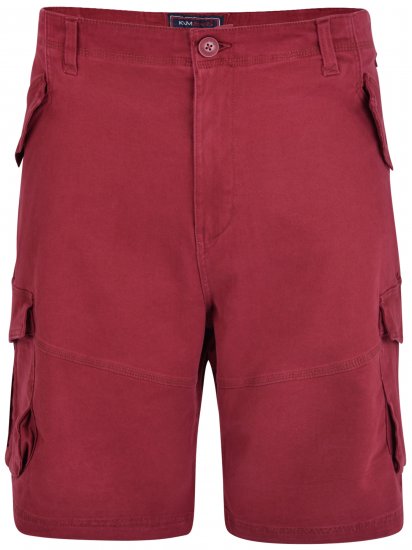Kam Jeans 320 Cargoshorts Burgundy - Шорти - мъжки къси панталони големи размери