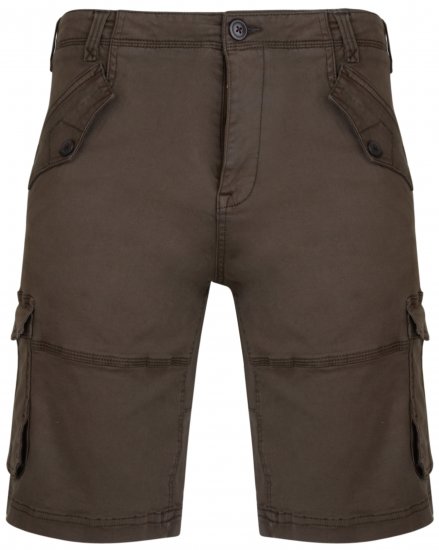 Kam Jeans 320 Cargoshorts Khaki - Шорти - мъжки къси панталони големи размери