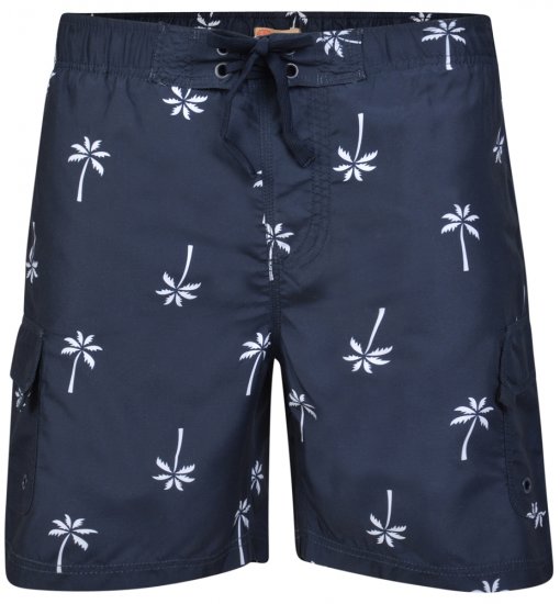 Kam Jeans 323 Swim Shorts Navy - Бельо & Бански шорти - Мъжко бельо големи размери