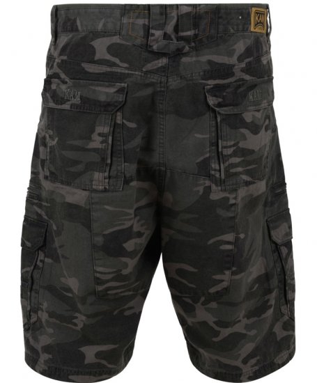 Kam Jeans 329 Short Khaki Camo - Шорти - мъжки къси панталони големи размери