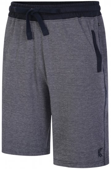 Kam Jeans 3304 Terry Contrast Shorts Indigo - Спортни панталони & Kъси панталони - мъжки спортни панталони големи размери
