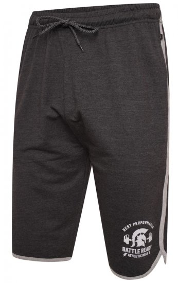 Kam Jeans 3308 Gym Jog Shorts Charcoal - Спортни дрехи & Връхно облекло - мъжки спортни екипи големи размери