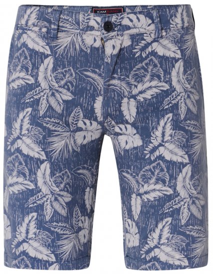 Kam Jeans 340 Dress Shorts Denim Blue - Шорти - мъжки къси панталони големи размери