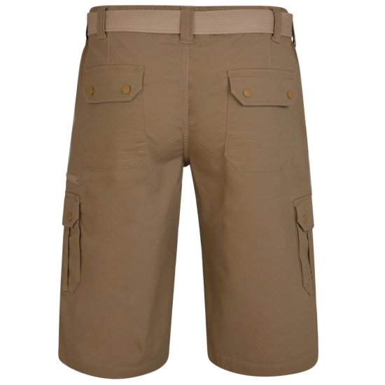 Kam Jeans 343 Cargoshorts Sand - Шорти - мъжки къси панталони големи размери