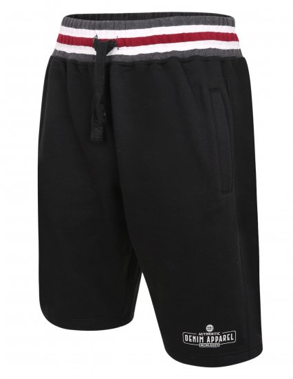 Kam Jeans 344 Jogger Shorts Black - Спортни панталони & Kъси панталони - мъжки спортни панталони големи размери