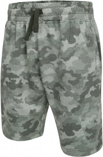 Kam Jeans 346 Camo Sweat Shorts Olive TALL SIZES - МЪЖКО ОБЛЕКЛО MT-6XLT - дрехи за високи мъже