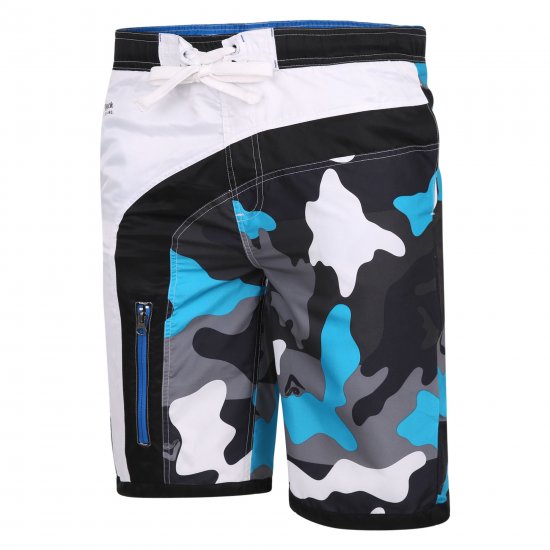 Kam Jeans 348 Camo Swimmers Black - Бельо & Бански шорти - Мъжко бельо големи размери
