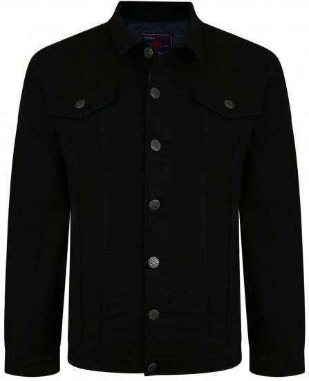 Kam Jeans 405 Western Denim Jacket Black - Якета - мъжки якета големи размери