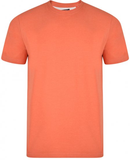 Kam Jeans T-shirt Coral - Тениски - мъжки тениски големи размери