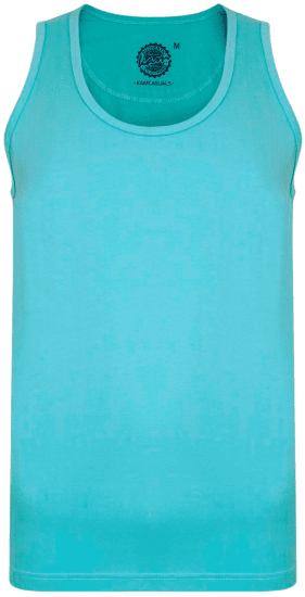 Kam Jeans 500 Tank Top Aqua - Тениски - мъжки тениски големи размери