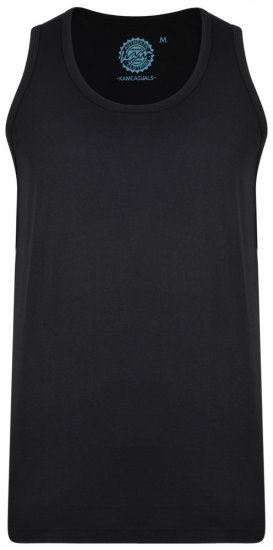 Kam Jeans 500 Tank Top Black - Тениски - мъжки тениски големи размери