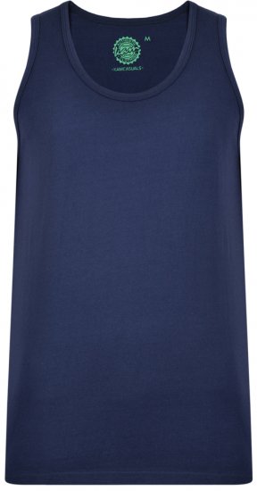 Kam Jeans 500 Tank Top Navy - Тениски - мъжки тениски големи размери
