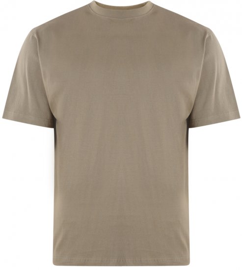 Kam Jeans T-shirt Olive - Тениски - мъжки тениски големи размери