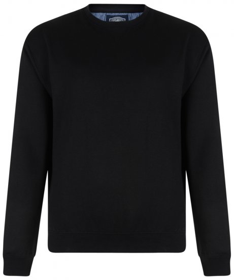 Kam Jeans Sweatshirt Black TALL SIZES - МЪЖКО ОБЛЕКЛО MT-6XLT - дрехи за високи мъже