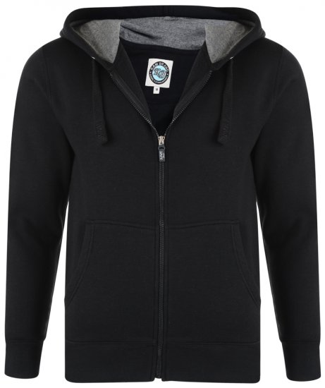 Kam Jeans Hoodie Black TALL SIZES - МЪЖКО ОБЛЕКЛО MT-6XLT - дрехи за високи мъже