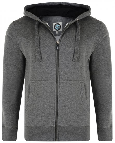 Kam Jeans Hoodie Charcoal TALL SIZES - МЪЖКО ОБЛЕКЛО MT-6XLT - дрехи за високи мъже