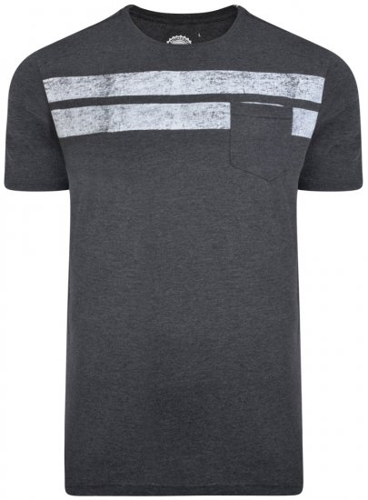 Kam Jeans 5252 T-shirt Charcoal - Тениски - мъжки тениски големи размери
