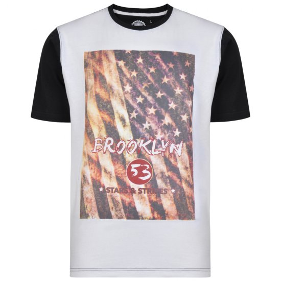 Kam Jeans 5259 T-shirt - Тениски - мъжки тениски големи размери