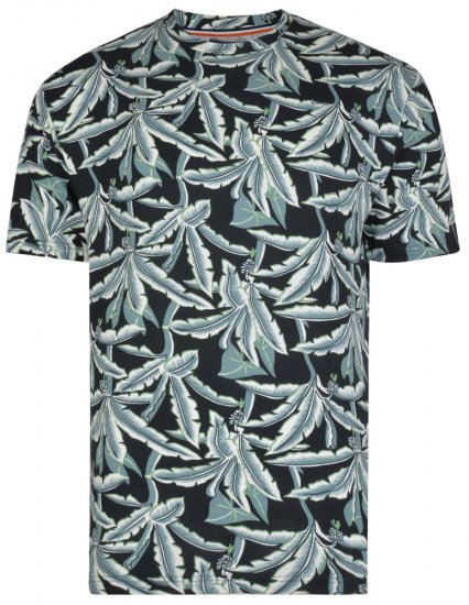 Kam Jeans 5260 T-shirt Navy - Тениски - мъжки тениски големи размери