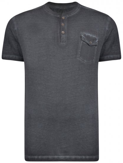 Kam Jeans 5262 T-shirt Black - Тениски - мъжки тениски големи размери